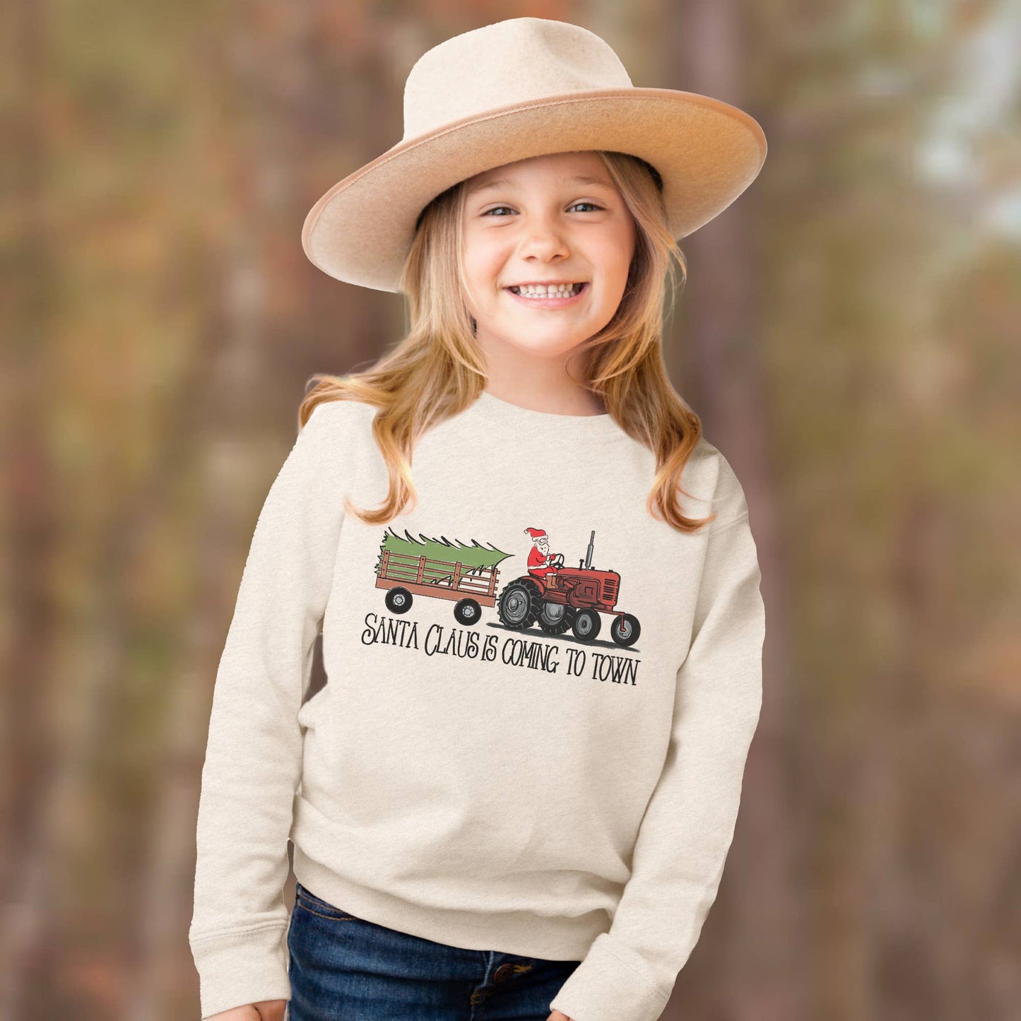 Santa Claus is coming to town Western Tractor Christmas: 2T