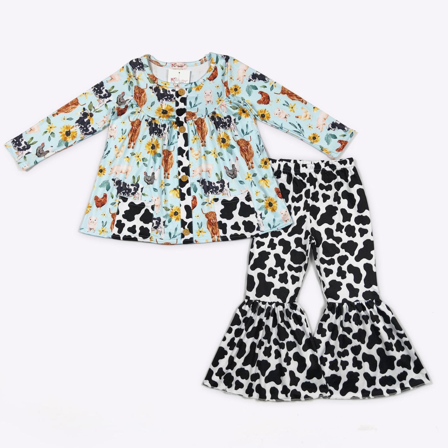Aqua Farm Daisy Girls Set 2T