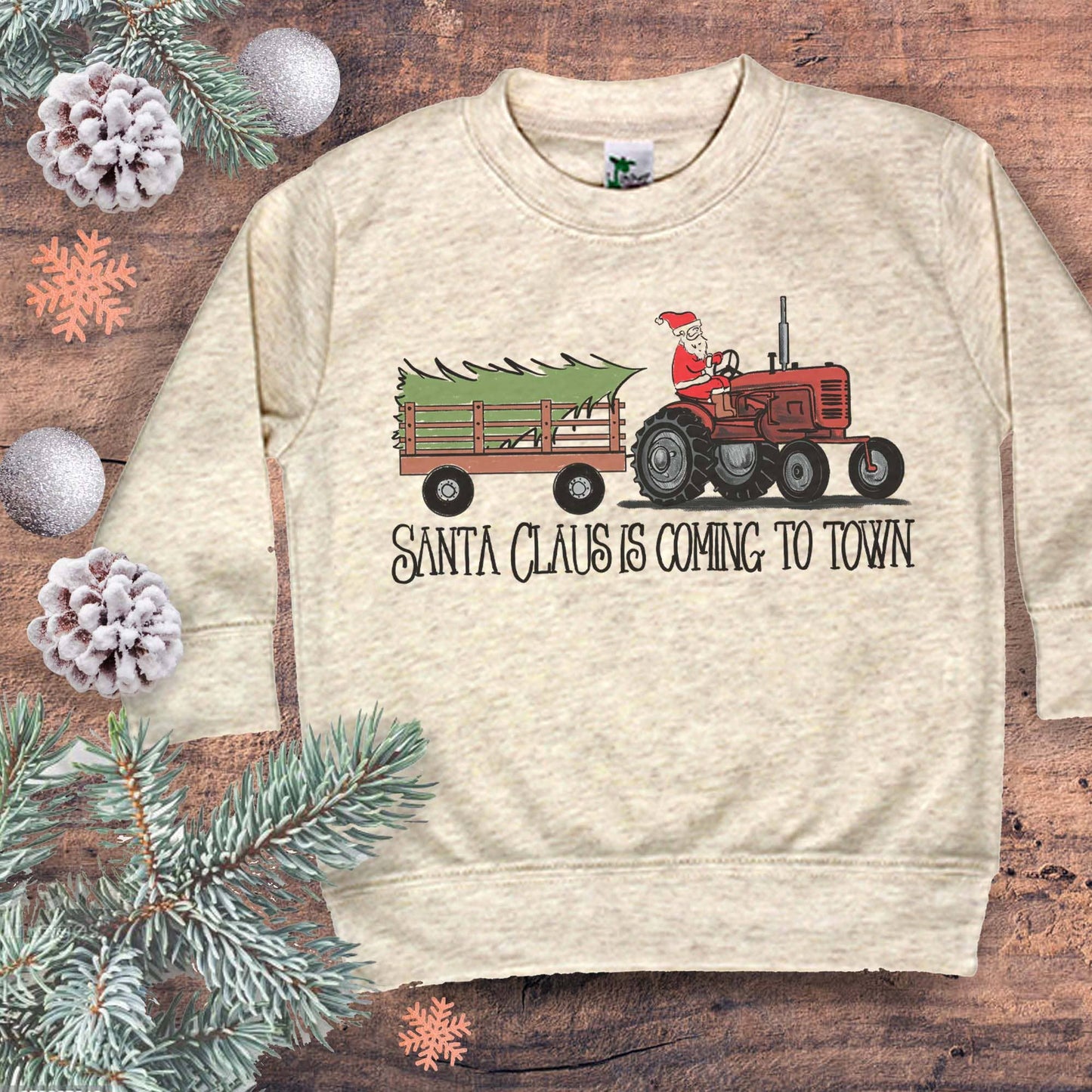 Santa Claus is coming to town Western Tractor Christmas: 2T