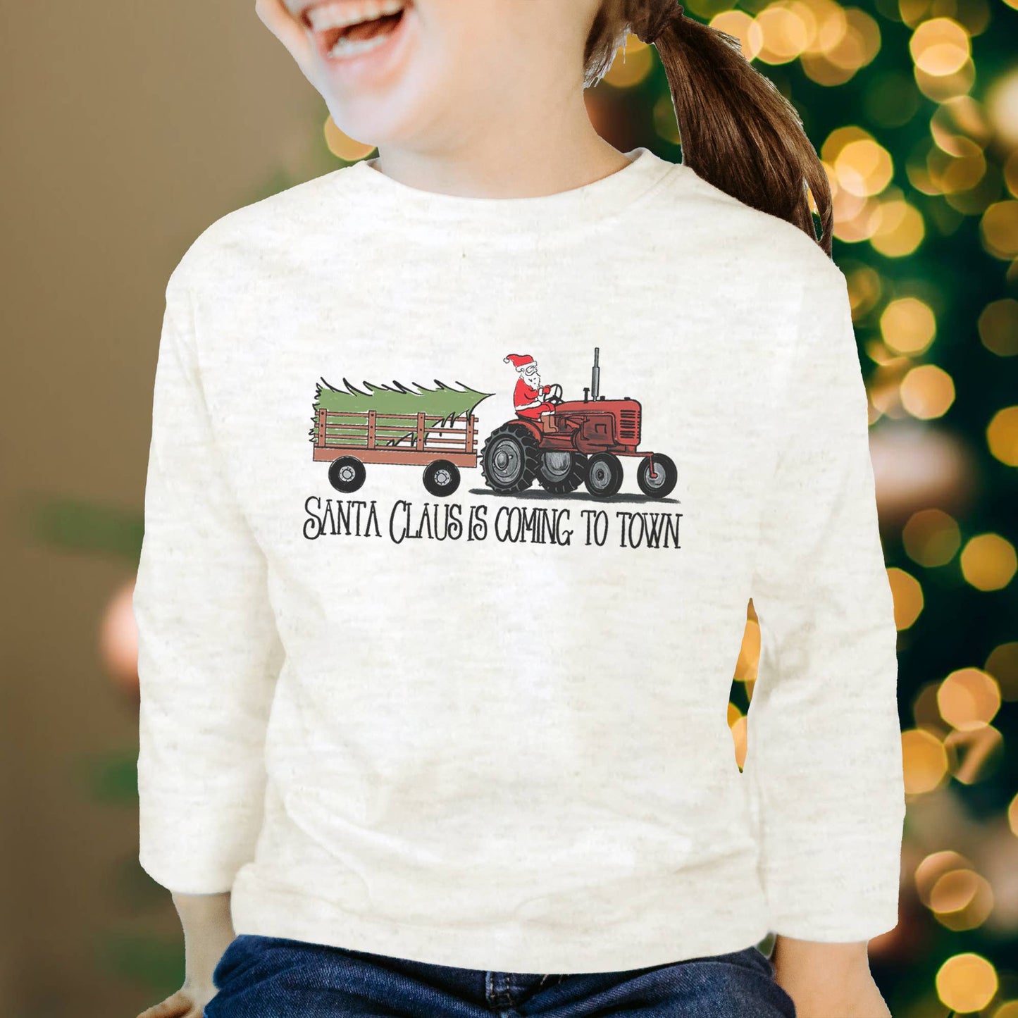 Santa Claus is coming to town Western Tractor Christmas: 2T