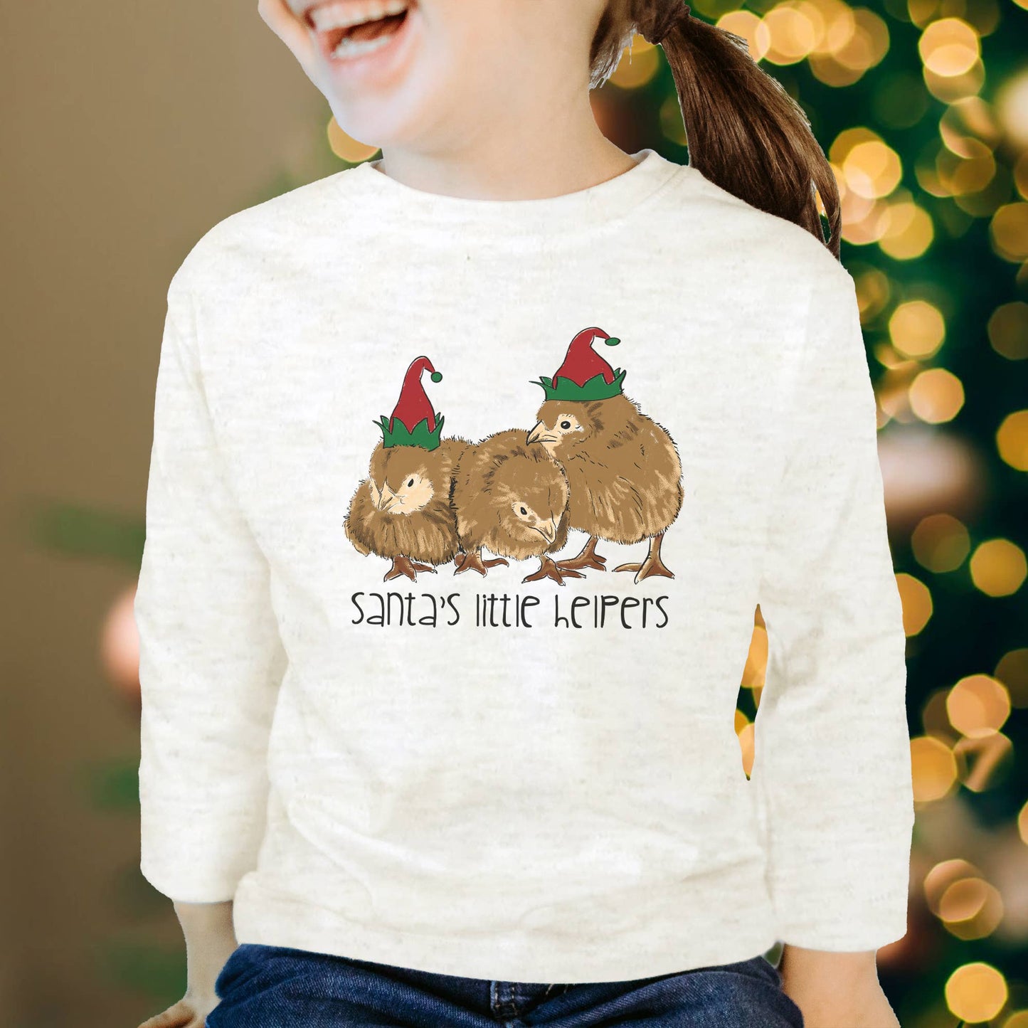 Christmas Chicken Country Western Holiday 2024 Kid Clothing: 3T