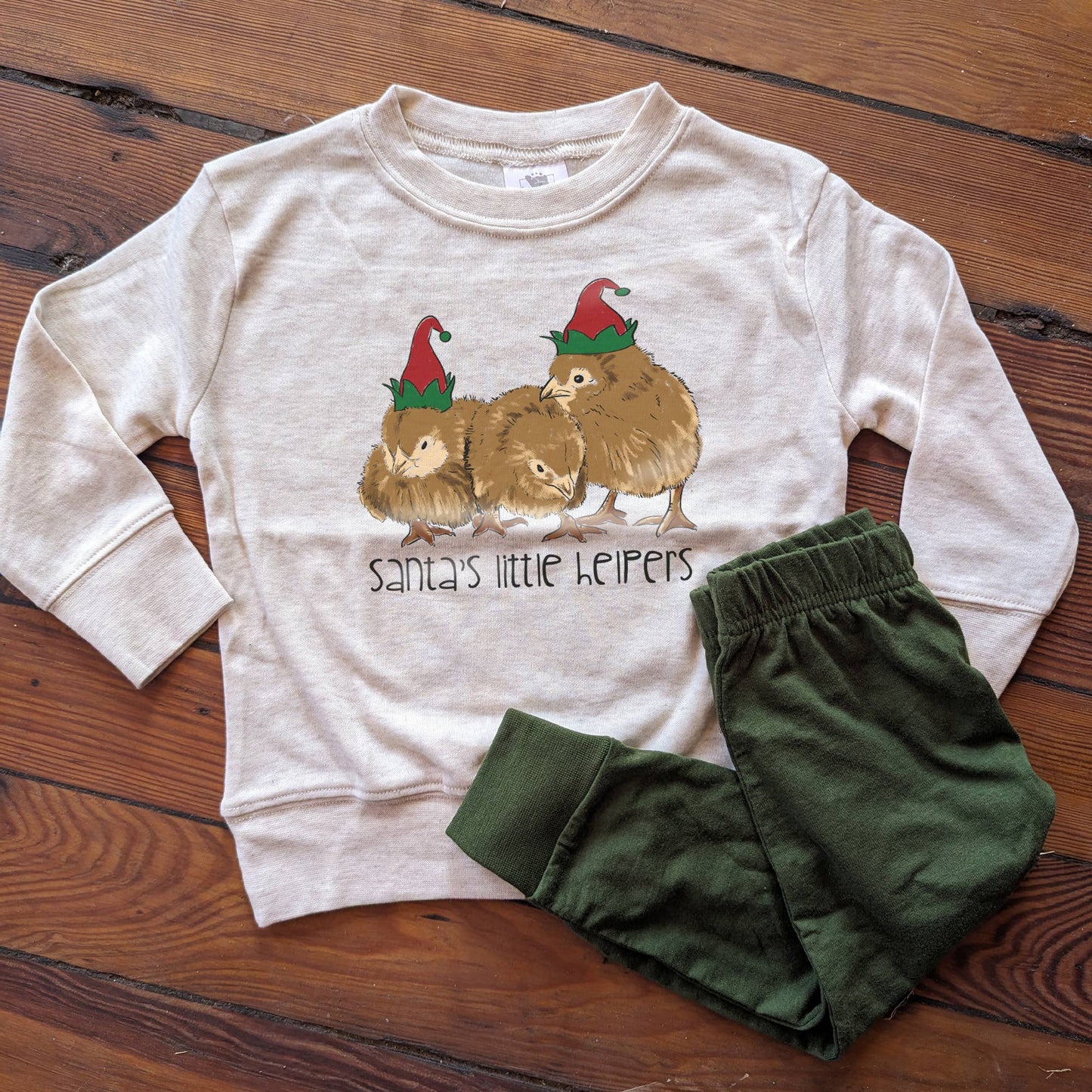 Christmas Chicken Country Western Holiday 2024 Kid Clothing: 3T