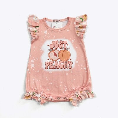 Just Peachy Baby Summer Romper